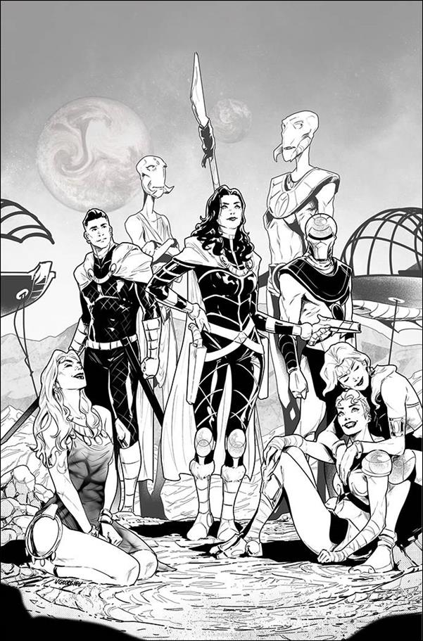 Dejah Thoris (2019) issue 12-J Vasco Georgiev 1:15 Black & White Virgin Cover