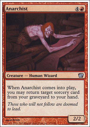 Magic the Gathering: 9th Edition (Base Set) card 173 Anarchist