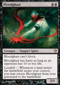 Magic The Gathering: Zendikar (Base Set) card 83 Bloodghast
