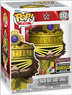 POP! WWE figure 112 Macho Man Randy Savage Entertainment Earth Excl.