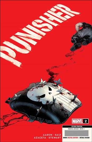 Punisher (2022) issue 2-D Jesus Saiz Red Cover (2nd Printing)