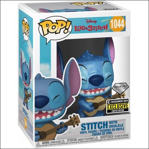 POP! Disney figure 1044-B Stitch with ukulele (Diamond Collection)