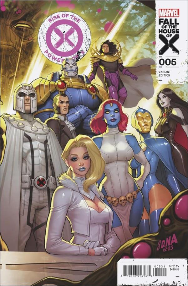 Rise of the Powers of X issue 5-C David Nakayama Connecting Cover