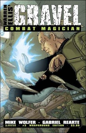 Gravel: Combat Magician issue 3-B Wraparound Cover