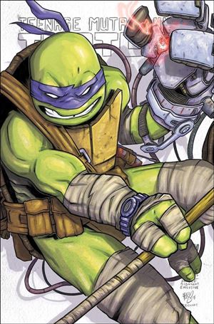 Teenage Mutant Ninja Turtles Macro-Series issue 1-D Ben Bishop Double Midnight Comics Cover