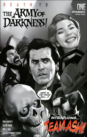 Death to the Army of Darkness issue 1-N Ben Oliver 1:50 Black & White Cover