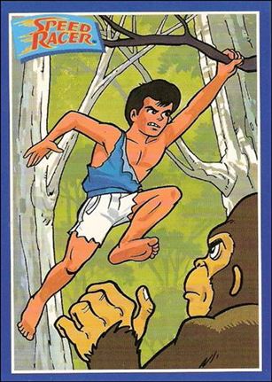 Speed Racer (Base Set) card 20 Crash in the Jungle