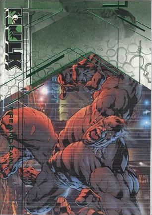 Hulk Film and Comic Cards (Base Set) card 76 Fire and Rain