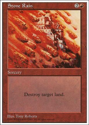 Magic the Gathering: 5th Edition (Base Set) card 271 Stone Rain