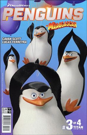 Penguins of Madagascar (2016) issue 3 Animation Cover
