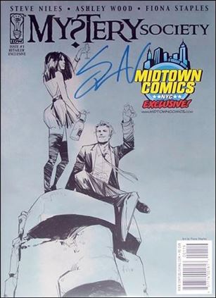 Mystery Society issue 1-F Fiona Staples Midtown Comics Cover