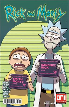 Rick and Morty (2015) issue 39 Marc Ellerby Cover