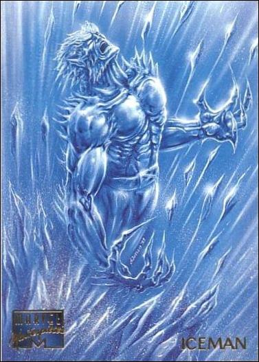 1995 Marvel Masterpieces (Base Set) card 48 Iceman