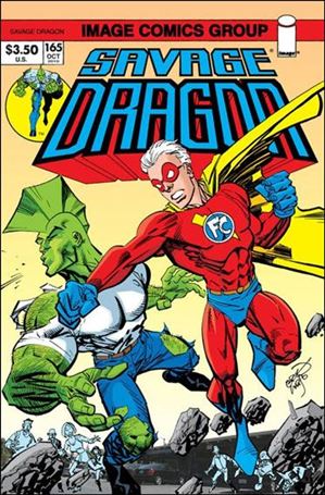 Savage Dragon (1993) issue 165-B Flying Colors Cover - Flipbook w/ Dragon Funnies