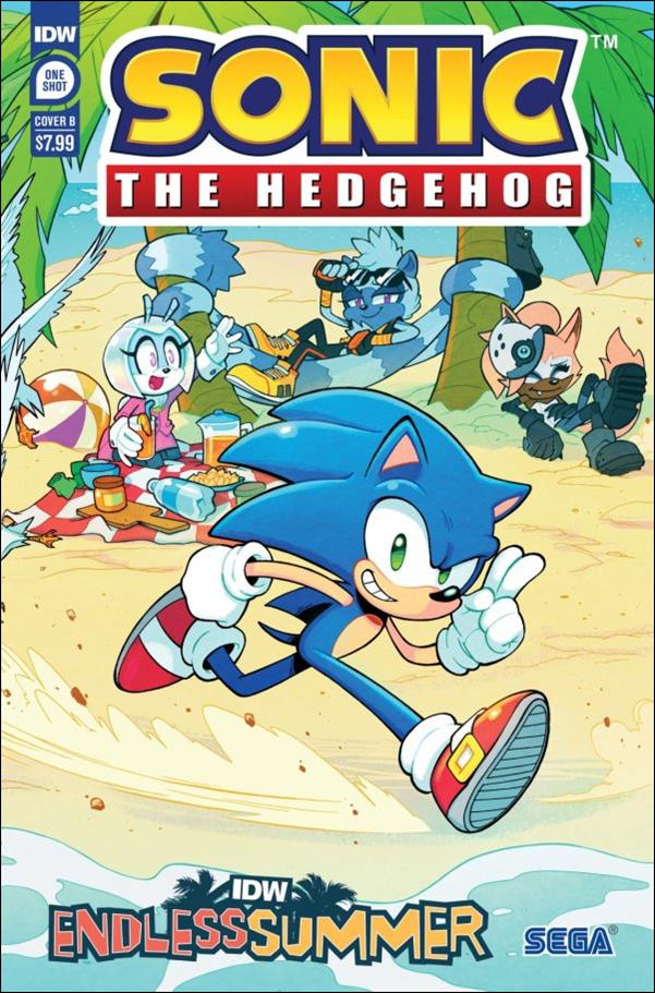 IDW Endless Summer Sonic the Hedgehog issue 1-B Jack Lawrence Cover