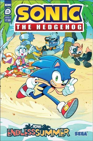 IDW Endless Summer Sonic the Hedgehog issue 1-B Jack Lawrence Cover