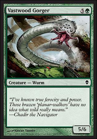 Magic The Gathering: Zendikar (Base Set) card 192 Vastwood Gorger