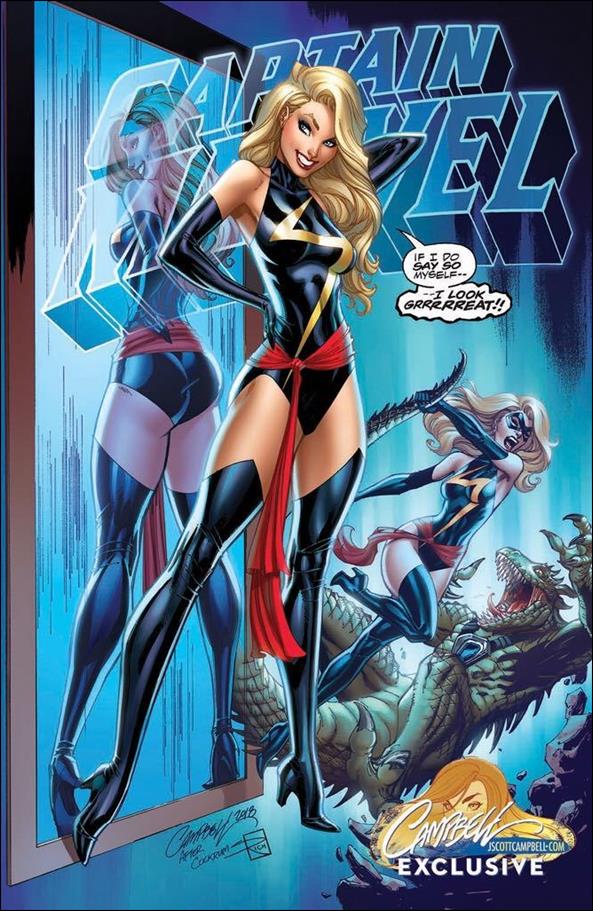 Captain Marvel (2019) issue 1-I J. Scott Campbell Warbird Costume Cover 1/2300