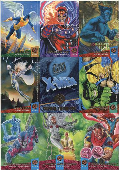 1994 Fleer Ultra X-Men (Promo) card nn2 9-Card Promo Sheet - No Border