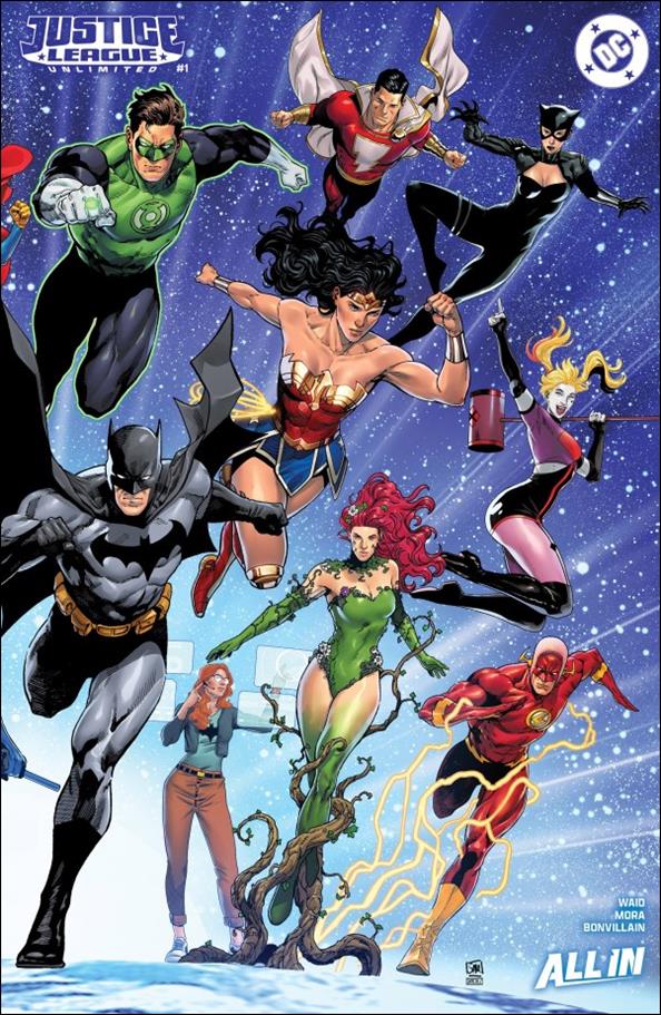 Justice League Unlimited (2025) issue 1-H Daniel Sampere Raised UV Wraparound Foil Cover