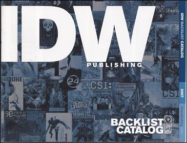 IDW Backlist Catalog issue 1
