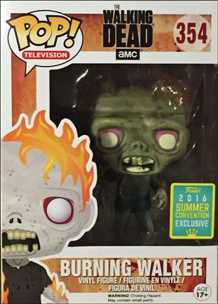 POP! Television figure 354 Burning Walker SDCC 2016