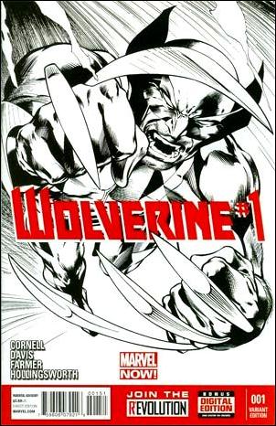 Wolverine (2013) issue 1-C Alan Davis 1:100 Sketch Cover