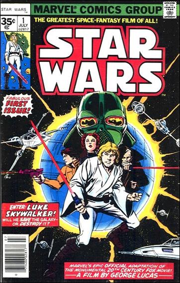 Star Wars (1977) issue 1-B 35 Cent Newsstand Cover