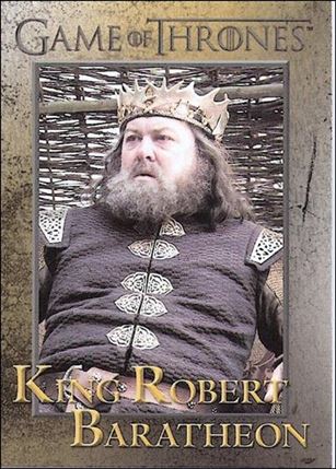 Game of Thrones: Season One (Base Set) card 45 King Robert Baratheon