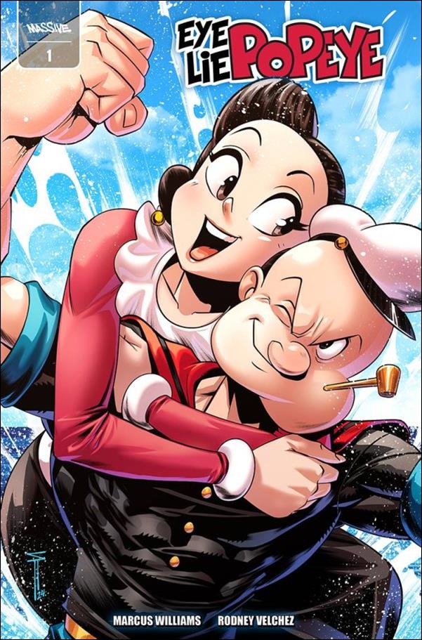 Eye Lie Popeye issue 1-E Serg Acuña Cover