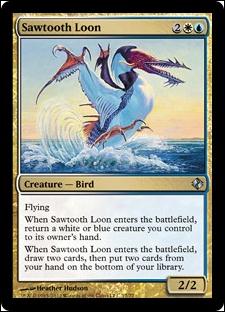 Magic the Gathering: Duel Decks: Venser vs. Koth (Base Set) card 17 Sawtooth Loon