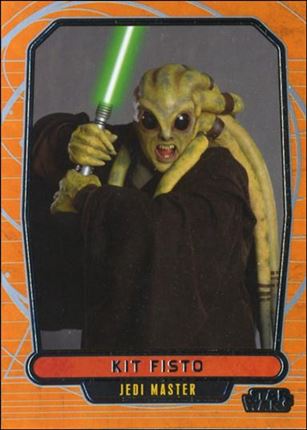 Star Wars Galactic Files (Base Set) card 78 Kit Fisto Jedi Master