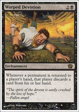 Magic the Gathering: 8th Edition (Base Set) card 172 Warped Devotion