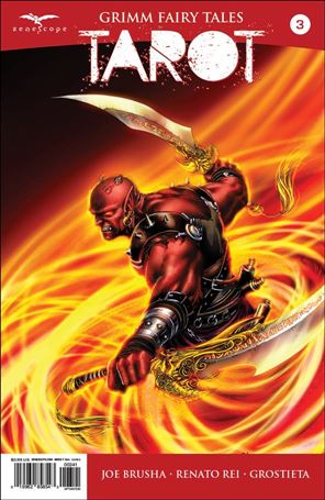 Grimm Fairy Tales: Tarot issue 3-D Ediano Silva Cover