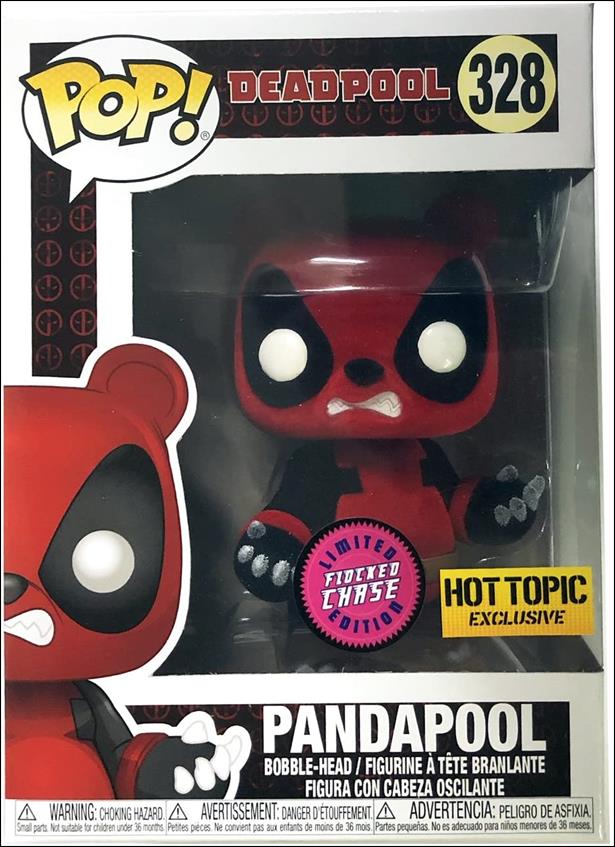 POP! Marvel figure 328-B Pandapool (Flocked Chase)