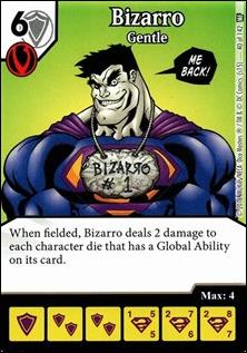 DC Comics Dice Masters World's Finest card 40 Bizarro: Gentle