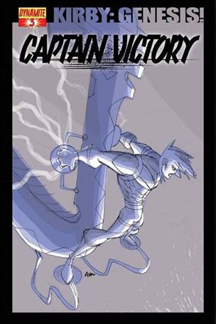Kirby: Genesis - Captain Victory issue 3-D Michael Avon Oeming 1:15 Sketch Art Cover