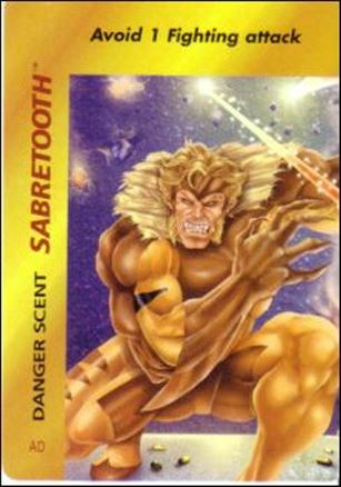 Marvel OverPower (Base Set) card nn187 Sabretooth: Danger Scent