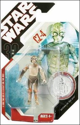 Star Wars: 30th Anniversary Collection 3 3/4" Action Figures (2007) figure 26 CZ-4 w/ Collector Coin