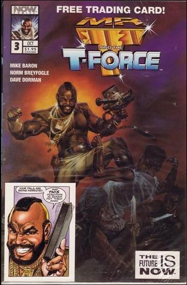 Mr. T and the T-Force issue 3-B Direct Edition Polybagged with Drawn Trading Card