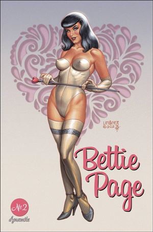 Bettie Page (2023) issue 2 Joseph Michael Linsner Cover