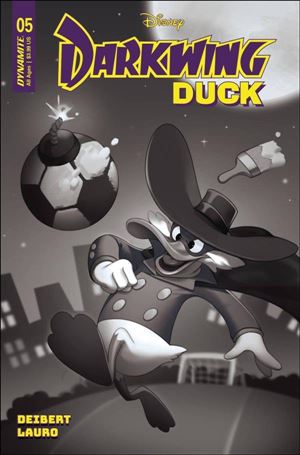 Darkwing Duck (2023) issue 5-G Leirix Li 1:10 B&W Cover