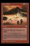 Magic the Gathering: Portal (Base Set) card 138 Lava Flow