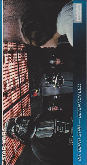 Star Wars Widevision (Base Set) card 35 Int. Death Star - Detention Cell
