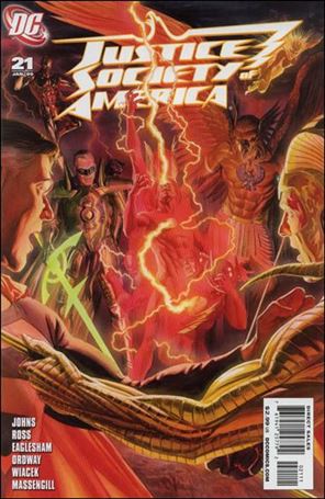 Justice Society of America (2007) issue 21 Alex Ross Cover