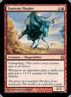 Magic the Gathering: Morningtide (Base Set) card 109 Taurean Mauler