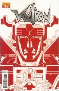 Voltron (2011) issue 6-C Fiery Red 1:15 Cover
