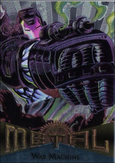 Marvel Metal (Parallel Flasher Set) card 27 War Machine