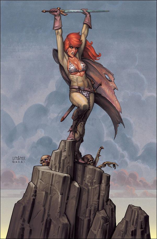 Red Sonja (2021) issue 5-M Joseph Michael Linsner Virgin Cover