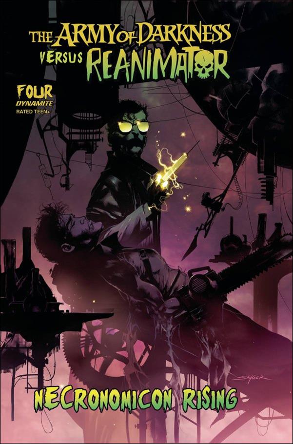 Army of Darkness vs Reanimator: Necronomicon Rising issue 4-D Stuart Sayger Cover